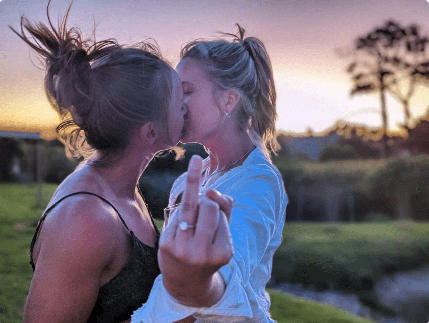 Danielle Wyatt engaged to girlfriend Georgie Hodge